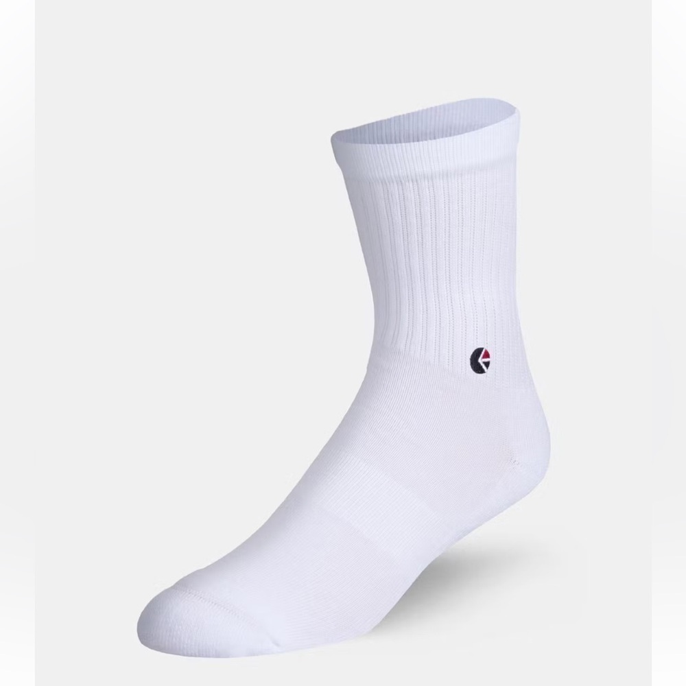 Ethika Crew Socks White Logo Shoe Size 9-11.5